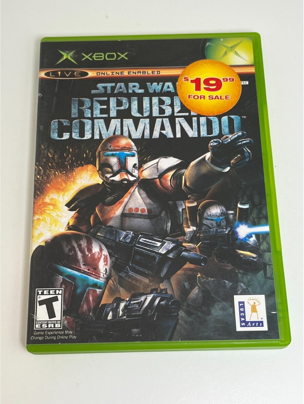Star Wars Republic Commando Xbox 2005 LucasArts Tactical FPS Delta Squad Used